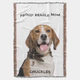 Beagle Mama Pet Foto Custom Decke