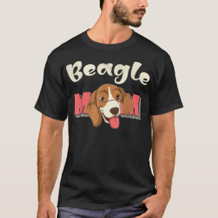 Beagle Mama Tier Lover Hundebesitzer Muttertag Hei T-Shirt