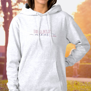 Beagle-Mama-Varsity-Script Etabliert Hoodie