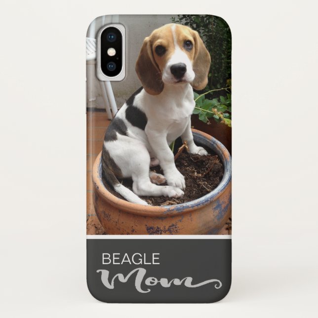 Beagle Mama Weichzeichnen Foto hinzufügen Case-Mate iPhone Hülle (Rückseite)
