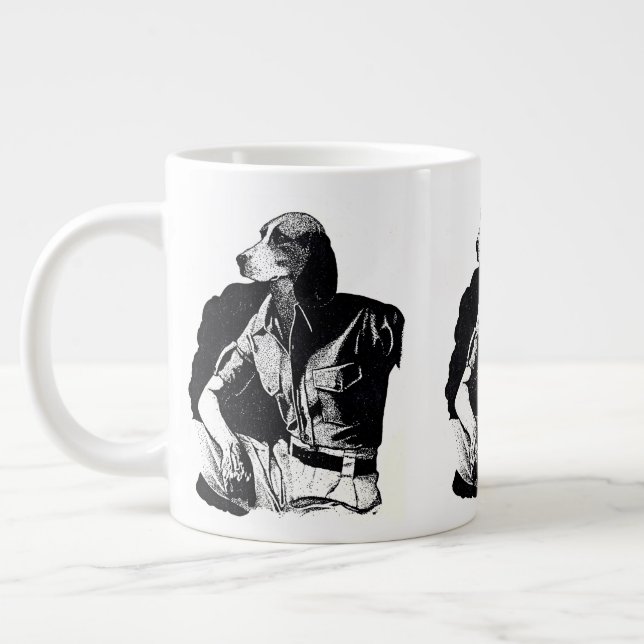 BEAGLE MAN Jumbo 20 oz. Mug Jumbo-Tasse (Links)