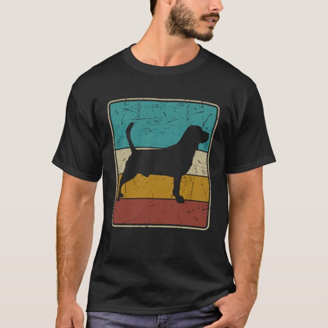 Beagle  Men Women  Beagle  Dog Vintage T-Shirt (Vorderseite)