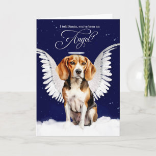Beagle mit Wings Angel Dog Weihnachten