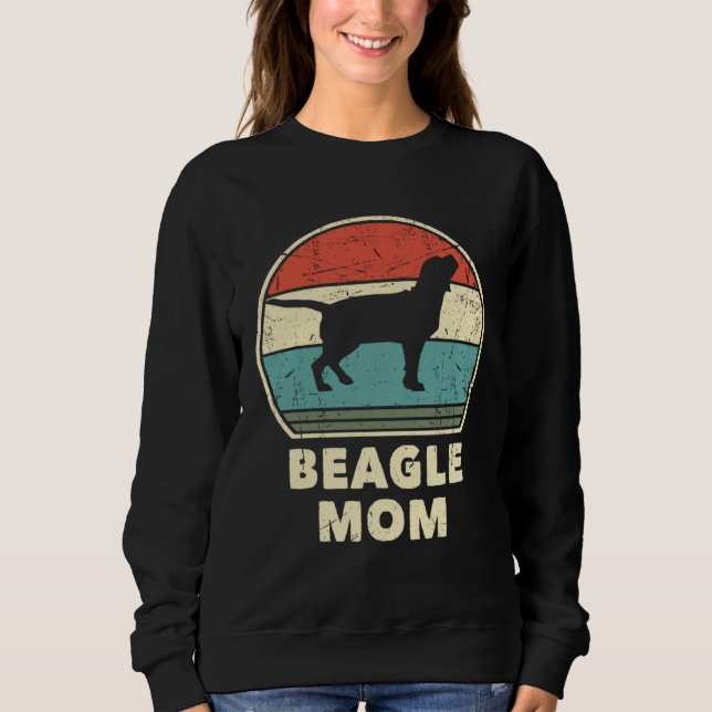 Beagle Mom Dog  Women   Beagle Mama Sweatshirt (Vorderseite)