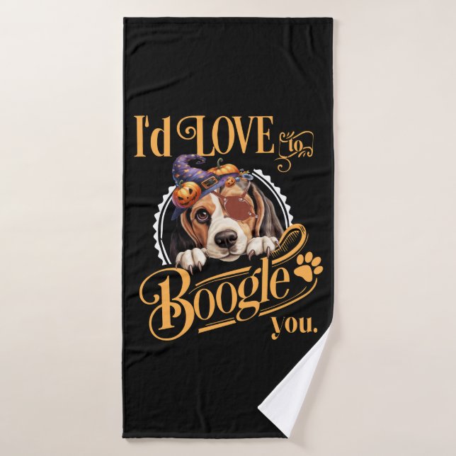 Beagle Mom Halloween Dog Lover Badehandtuch (Badehandtuch)