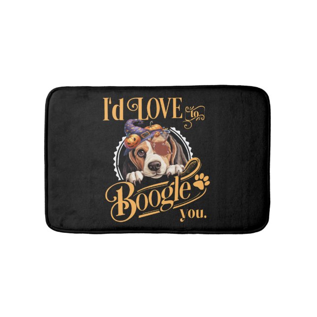 Beagle Mom Halloween Dog Lover Badematte (Vorderseite)
