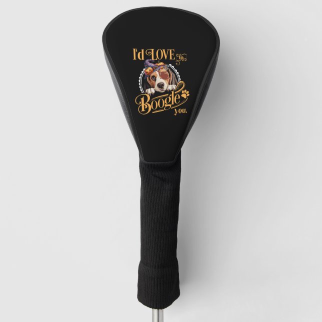 Beagle Mom Halloween Dog Lover Golf Headcover (Vorderseite)