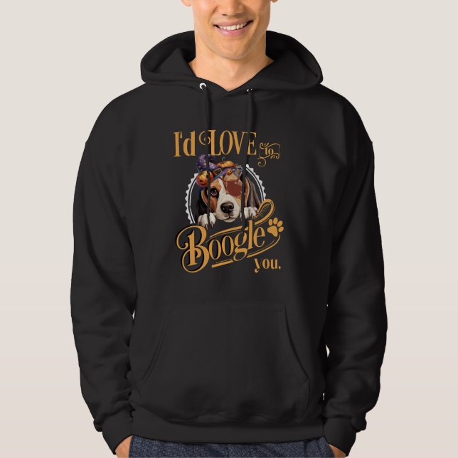 Beagle Mom Halloween Dog Lover Hoodie (Vorderseite)