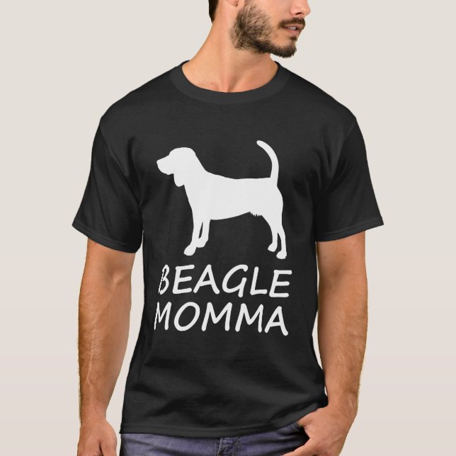 Beagle Momma Dog T-Shirt (Vorderseite)