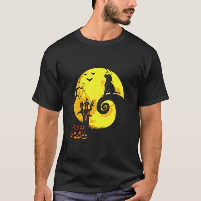 Beagle Moon Halloween Kostüm T-Shirt (Vorderseite)