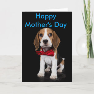 Beagle Mother's Day Card Karte