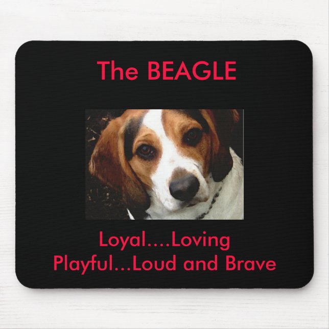 Beagle Mousepad (Vorne)