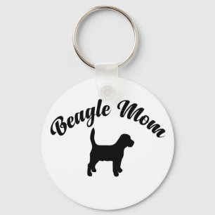 Beagle-Mutter Welpenhund Canine Welpen Schlüsselanhänger