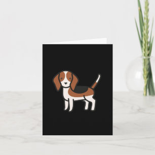 Beagle Neuer Cartoon Karte