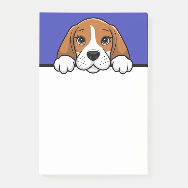Beagle Niedlich Welpen Hund Lover Beagles Geschenk Post-it Klebezettel (Vorderseite)