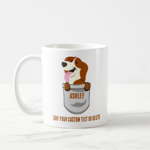 Beagle Niedlicher Hund Vater Mama Kaffeetasse