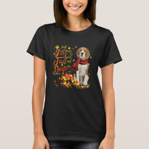 Beagle nur ein Mädchen, das Lieben fallen und Hund T-Shirt