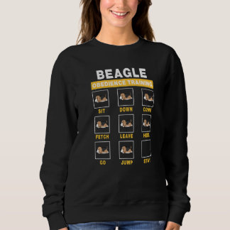 Beagle Obedience Training Dog Guide to Trainer Fun Sweatshirt