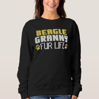 Beagle Oma Beagle für Dog Granny Sweatshirt