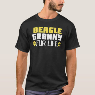 Beagle Oma Beagle für Dog Granny T-Shirt