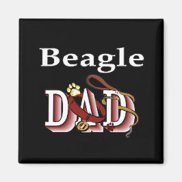 Beagle Papa Magnet