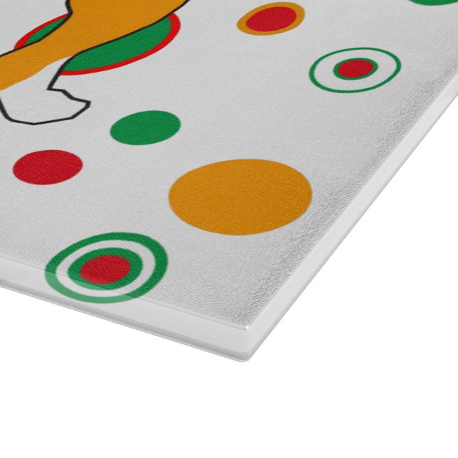 Beagle Pattern Schneidebrett (Ecke)