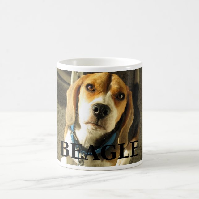 Beagle pic w name tasse (Mittel)