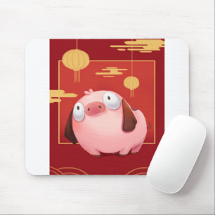 Beagle Pig_Pig Lover Mousepad