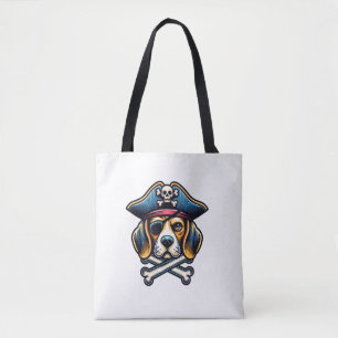 Beagle Pirate Kostüm Skull Crossbones Hunde Liebha
