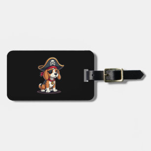 Beagle Pirate Kostüme Piratenflagge Flag Skull Cro Gepäckanhänger