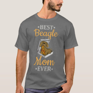 Beagle Pizza Walk Dog Eigentümer Lover Puppy175 T-Shirt