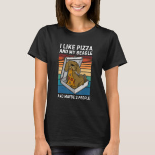 Beagle Pizza Walk Dog Eigentümer Welpe 59 T-Shirt