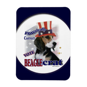 Beagle Politischer Humor Magnet