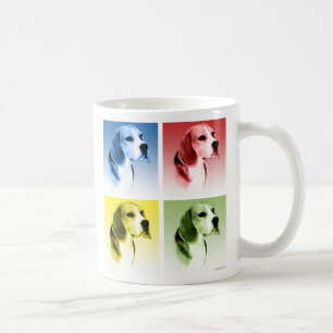 Beagle Pop Art Tasse