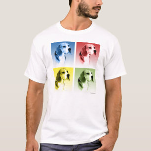 Beagle-Pop-Kunst T-Shirt