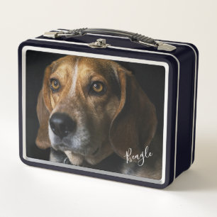 Beagle Portrait Metall Brotdose