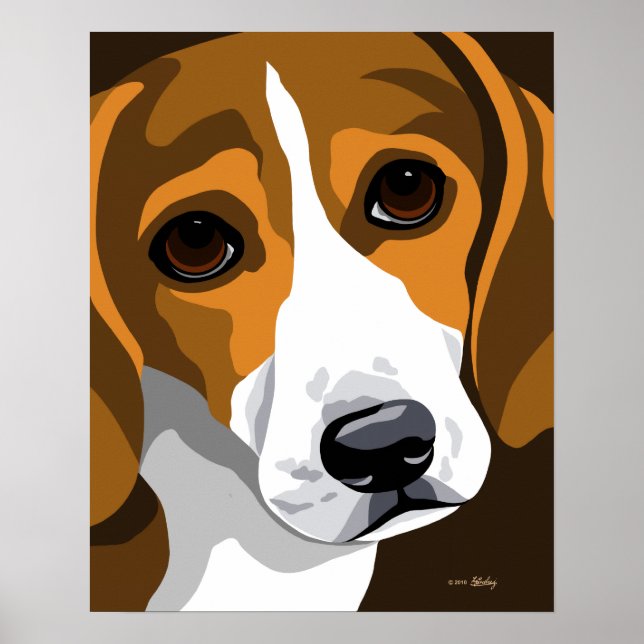 Beagle Poster (Vorne)