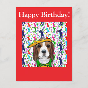 Beagle postkarte