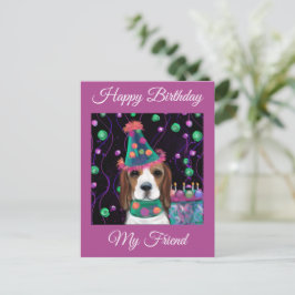Beagle Postkarte