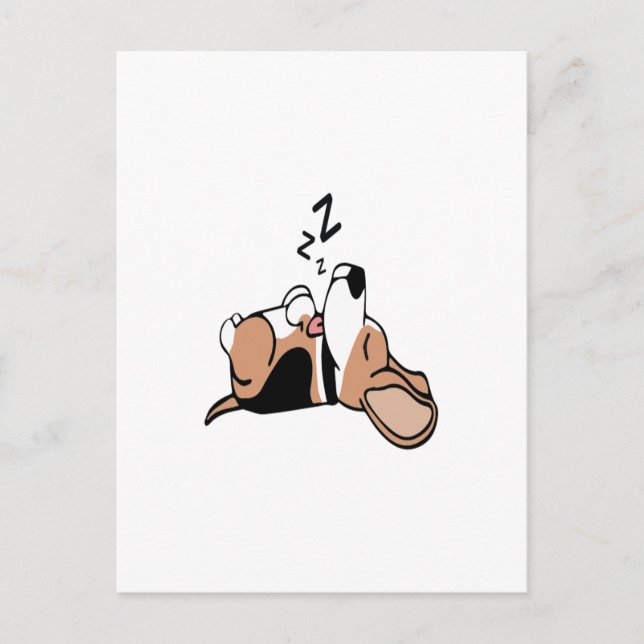 beagle postkarte (Vorderseite)