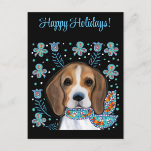 Beagle postkarte