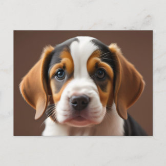 Beagle Puppy Postkarte