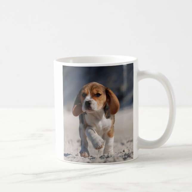 Beagle Puppy Tasse (Rechts)