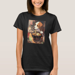 Beagle Ramen Funny Dog japanisches Essen T-Shirt
