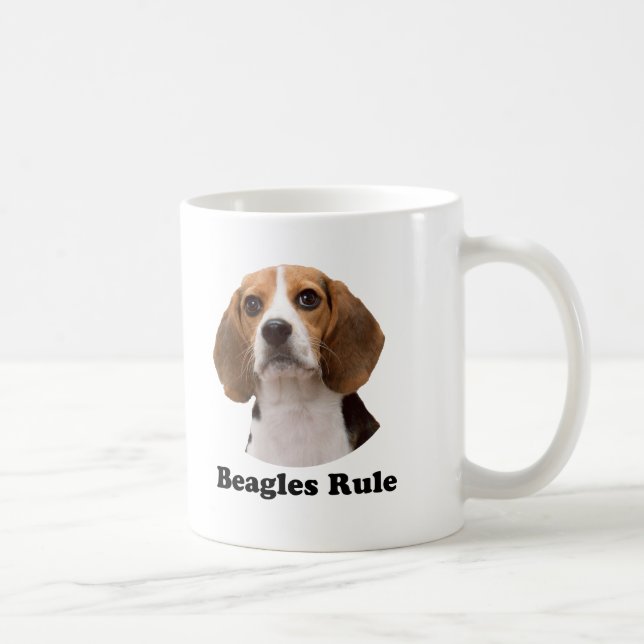 Beagle-Regel Tasse (Rechts)