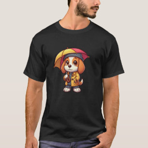 Beagle-Regenschirm-Hund Lustiger Regenmantel T-Shirt