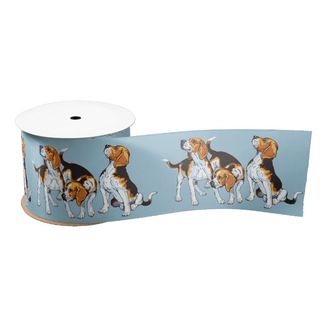 Beagle Satinband (Spule)