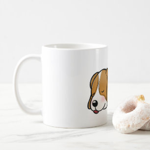 Beagle Schlafende Cartoon Kaffeetasse