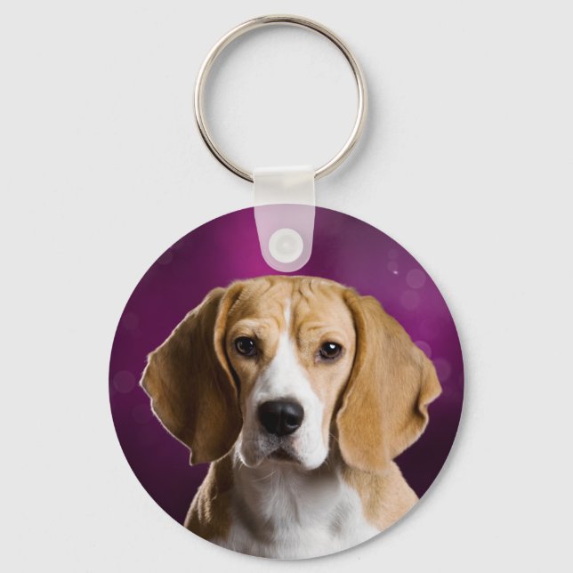 Beagle Schlüsselanhänger (Vorderseite)