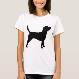 Beagle-Silhouette (im Schwarzen) T-Shirt